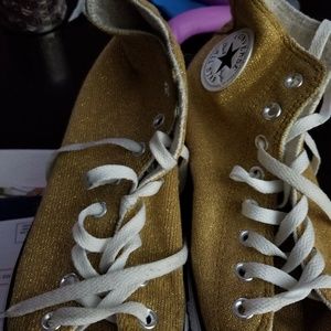 Gold Converses